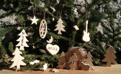 Christmas decorations handmade nature