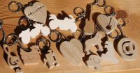 Wooden key ring