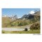 Postcard Gliere lake, Champagny en vanoise in summer