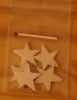 5 pierced stars, Christmas decoration to decorate and hang