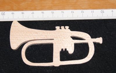 Flugelhorn figurine 3mm