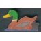 Wooden duck figurine to paint, creative leisure, miniatu