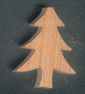 Figurine fir tree in wood theme forest, nature, mountain