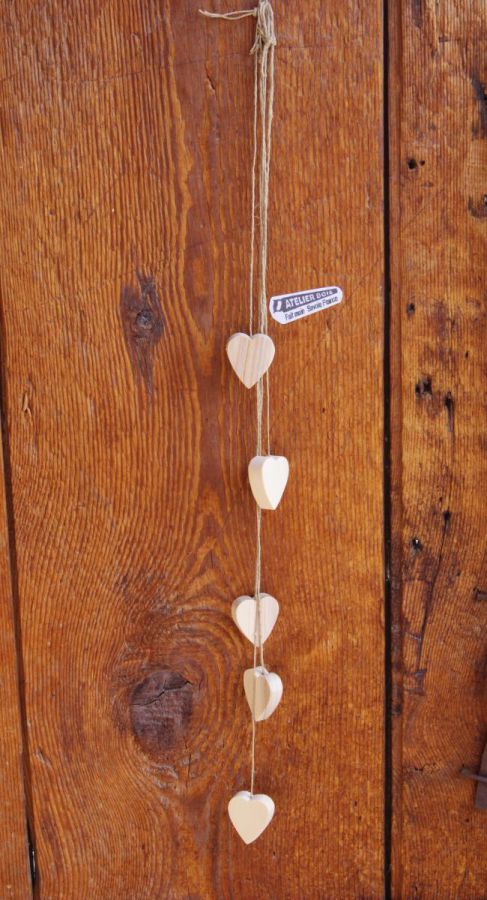 Heart garland for interior decoration, wedding decoration