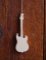 Wooden electric guitar 15cm, musical decoration