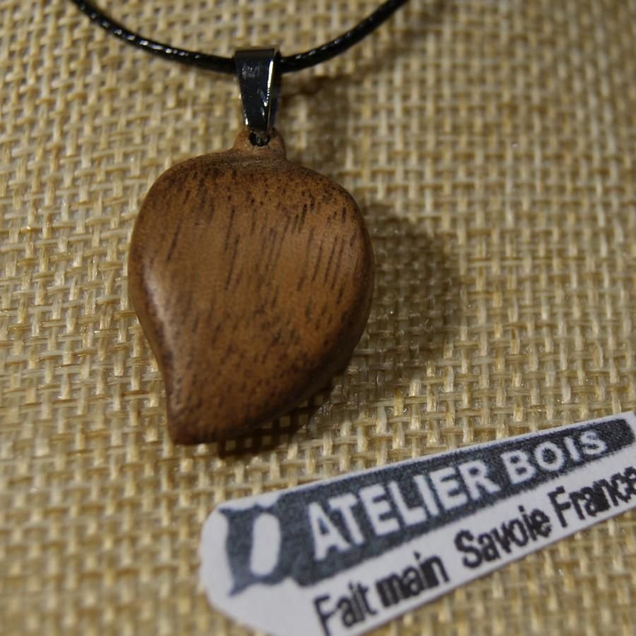 pendant walnut wood jewelry wood and nature