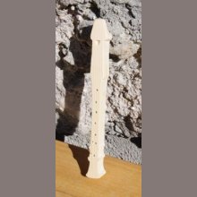 Wooden recorder 15cm, handmade, decoration, flutist gift