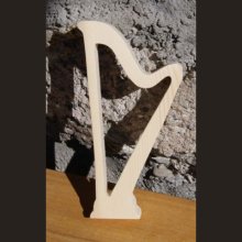 Wooden harp 15cm