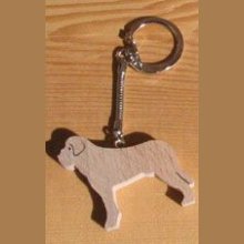 key ring for Saint Bernard or golden retriever dog