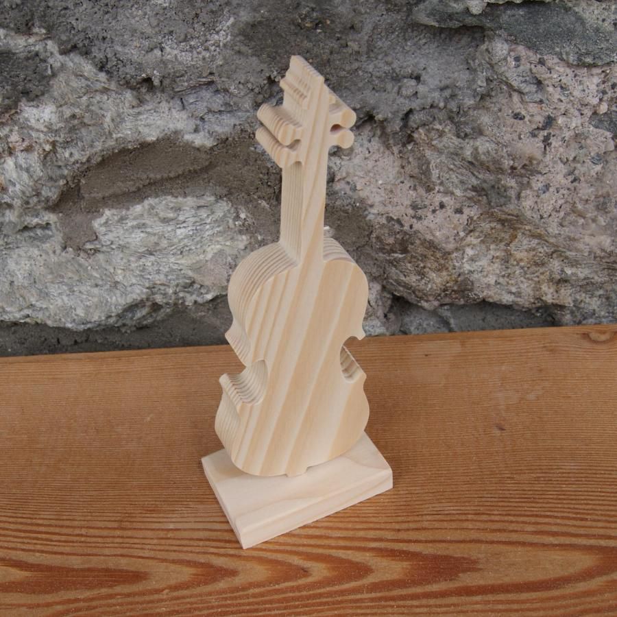 violin mounted on solid wood wedding decoration handmade birthday gift violinist