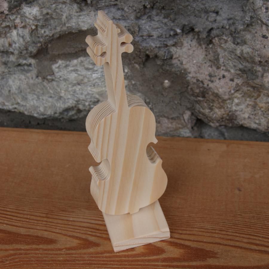 violin mounted on solid wood wedding decoration handmade birthday gift violinist